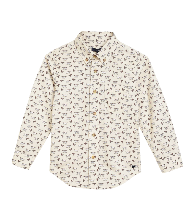 Pedal Wheat Dog Print Shirt