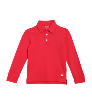 Pedal Red L/S Polo