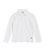 Pedal White L/S Polo