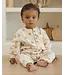 Quincy Mae Natural Smiley Pumpkins Fleece Jumpsuit