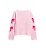 Limeapple Pink Bow Applique L/S Top