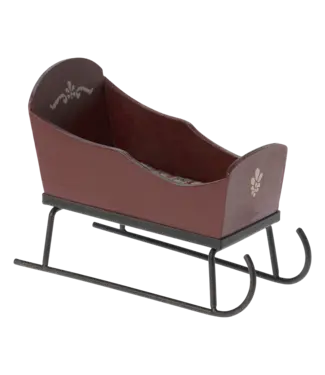 Maileg Sleigh, Mouse-Red