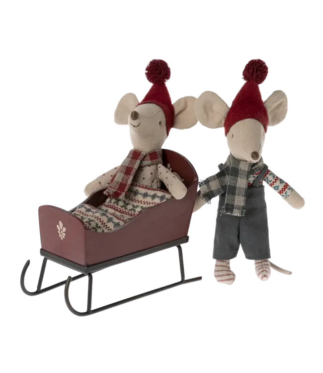 Sleigh, Mouse - Red