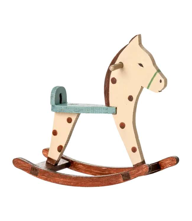 Maileg Rocking Horse, Mouse-Spotted