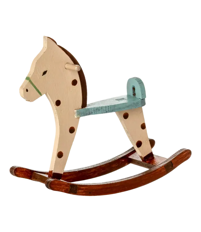 Maileg Rocking Horse, Mouse-Spotted