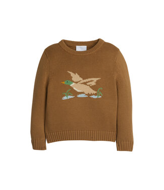 Little English Flying Mallard Intarsia Sweater