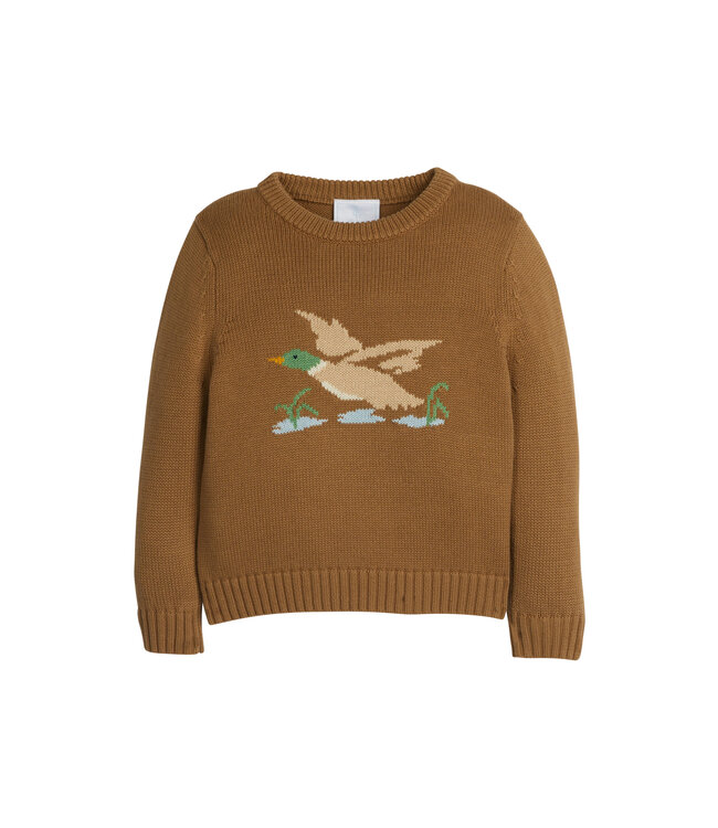 Little English Flying Mallard Intarsia Sweater