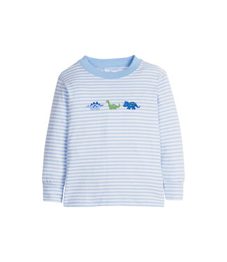 Little English Embroidered Dinosaur T-Shirt