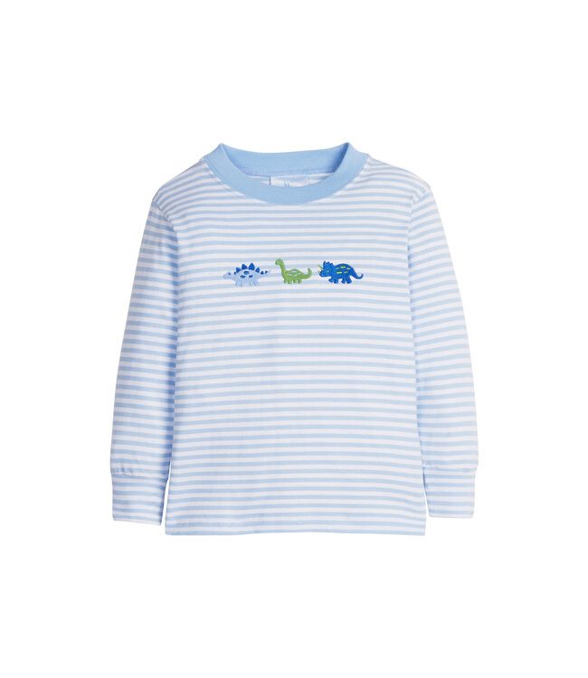 Little English Embroidered Dinosaur T-Shirt