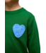 Compania Fantastica Green Heart Sweater