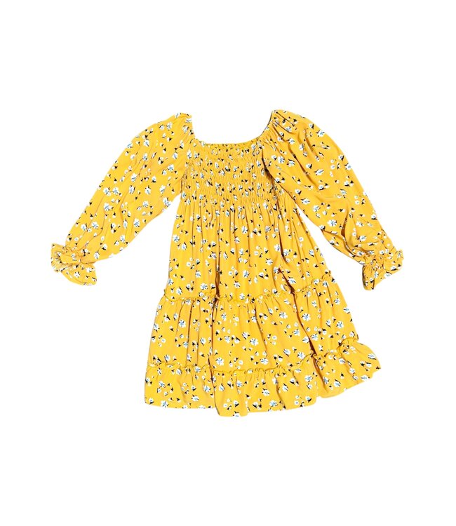 Joyous & Free Gold French Daisy Lacey Dress