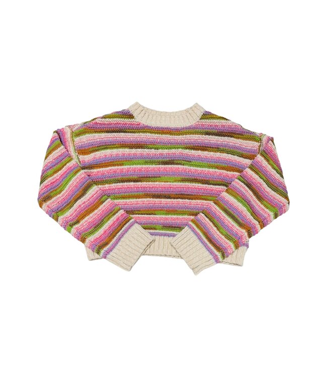 Design History Natural Stripe Sweater