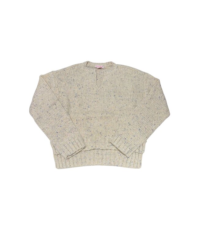 Design History Top Tan Suede Sweater
