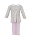 Petit Bebe Pink Knit Liberty Floral Carol L/S Tunic Set