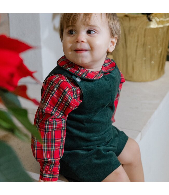 Bailey Boys Forest Corduroy John John w/Tab