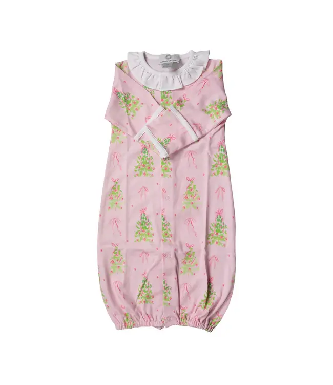 the proper peony Pink Tinsel Converter Gown