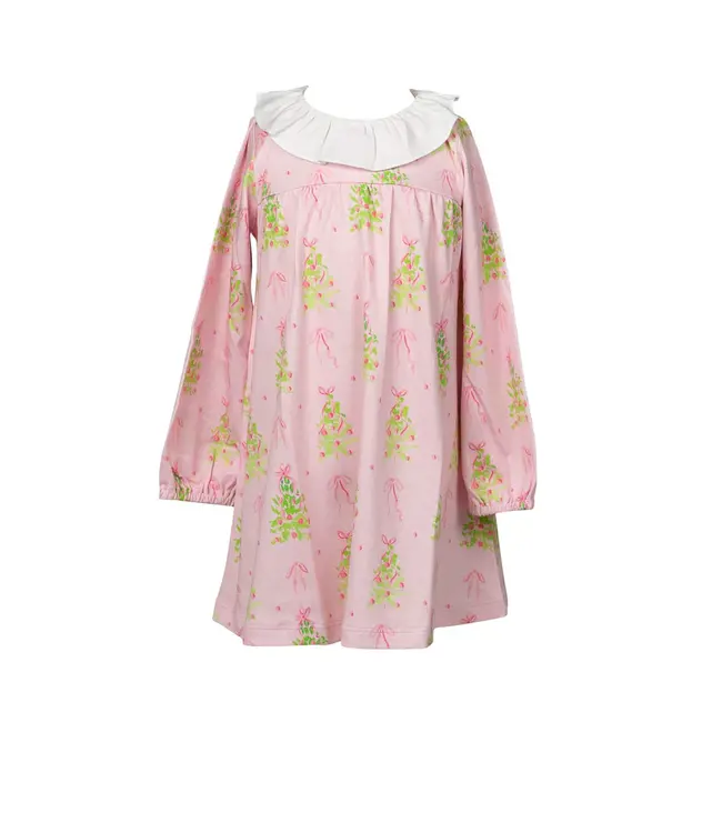 the proper peony Pink Tinsel L/S Dress