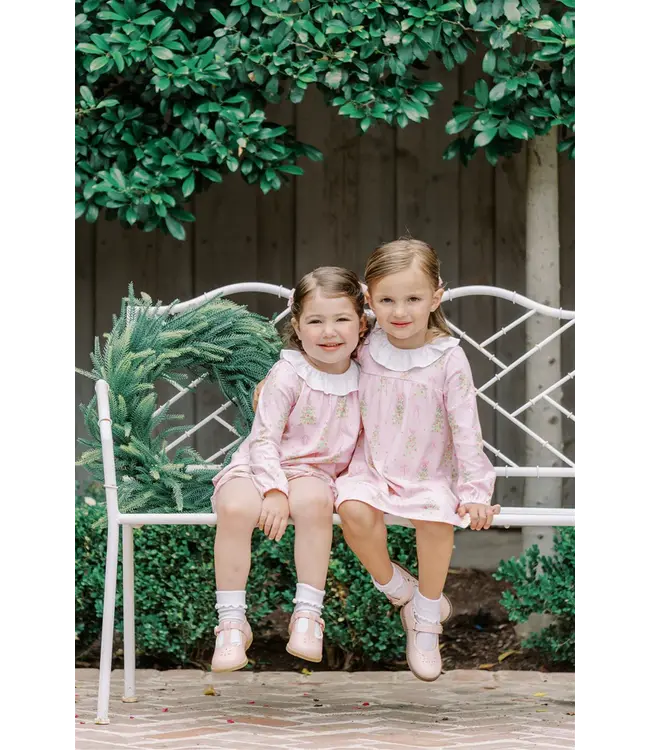 the proper peony Pink Tinsel L/S Dress