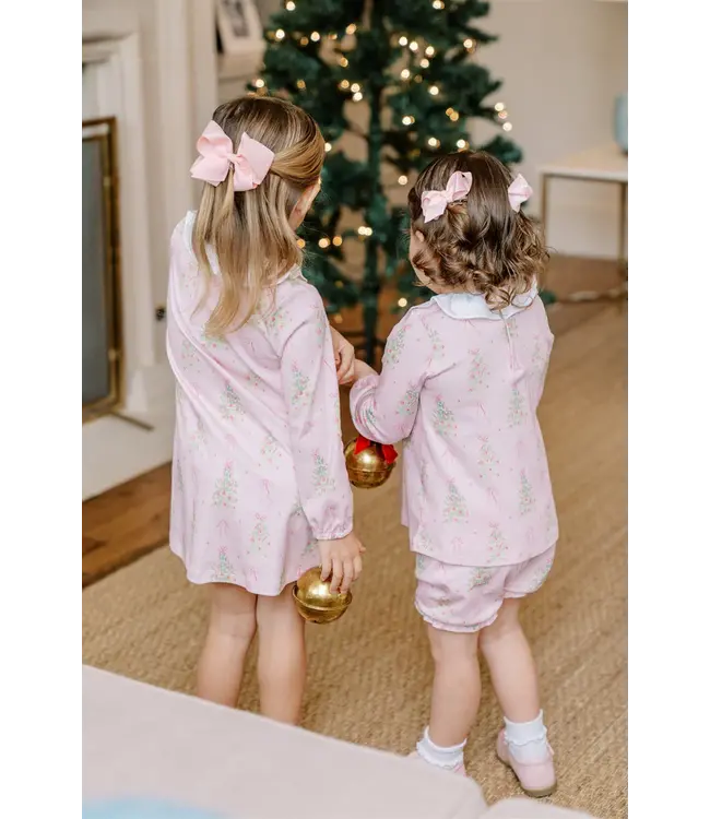 the proper peony Pink Tinsel L/S Dress