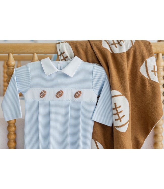 Little English Football Crochet Footie