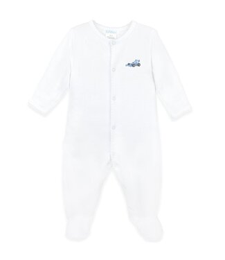 LydaBaby White Formula 1 Racing Car Footie