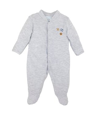 LydaBaby Grey All Star Winter Sports Footie