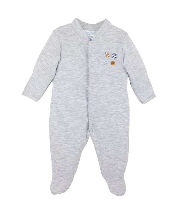 LydaBaby Grey All Star Winter Sports Footie