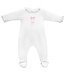 LydaBaby White Lovely Bows Footie