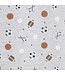 LydaBaby Grey All Star Winter Sports 2 Pc. PJ Set