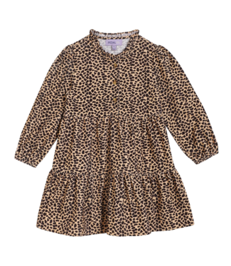 Pedal Tan Leopard Dress