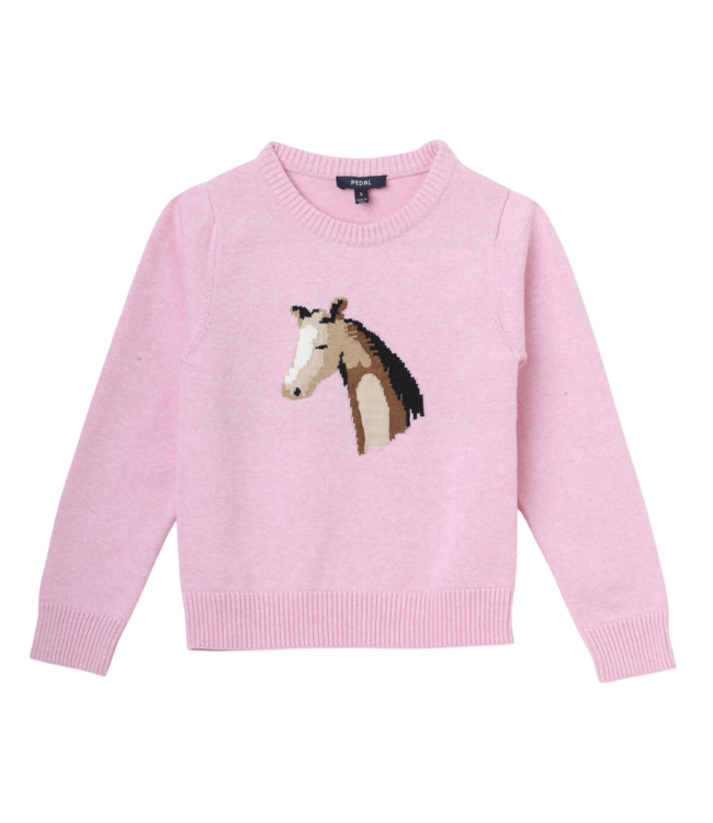Pedal Pink Horse Sweater
