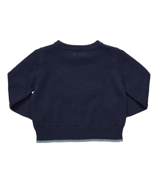 Pink Chicken Navy Mallard Oliver Sweater