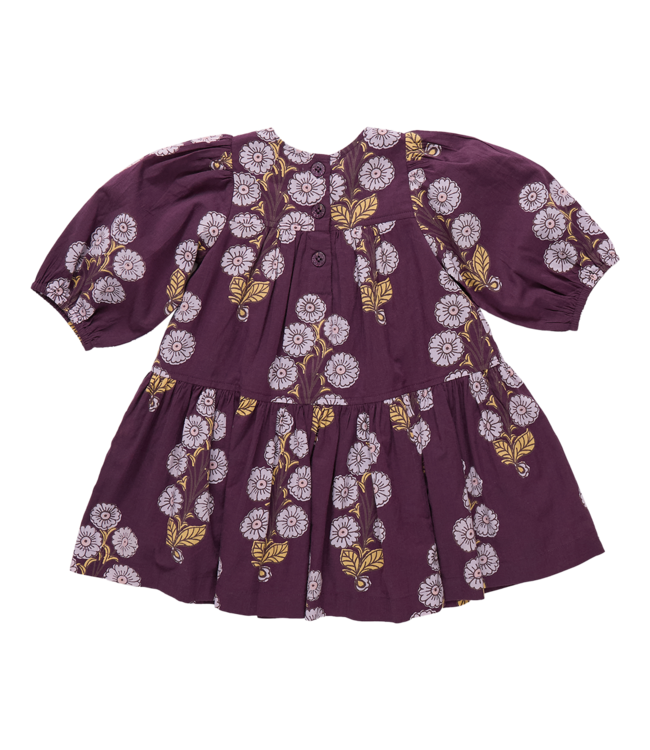 Pink Chicken Plum Buttercup Floral Fiona Dress