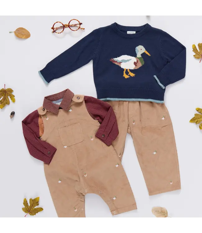 Pink Chicken Mallard Embroidery Jackson Pant