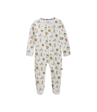 Magnificent Baby Funny Farm Organic Cotton Footie
