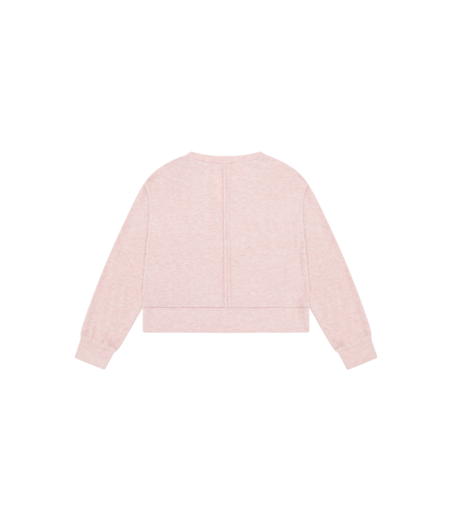 Tenly Moscato Jersey Cropped Split Neck Tunic