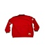 Luigi Deep Red/Kelly Green Reindeer Head Crew Sweater