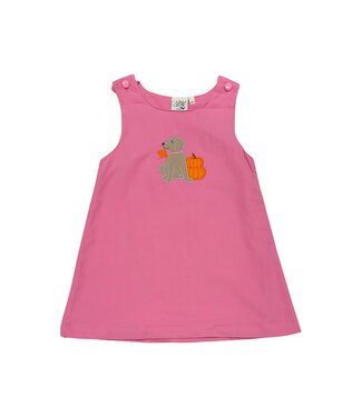 Luigi Bubblegum Pumpkins & Leaf Corduroy Jumper Dress