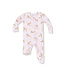 Angel Dear Lt. Pink Little Fawn 2 Way Zip Ruffle Back Footie