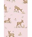 Angel Dear Lt. Pink Little Fawn 2 Way Zip Ruffle Back Footie