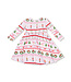 Angel Dear Sugar Plum Fairy Nutcracker Fair Isle Pink Twirly Dress
