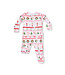 Angel Dear Sugar Plum Fairy Nutcracker Fair Isle Pink 2 Way Zip Footie