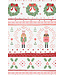Angel Dear Sugar Plum Fairy Nutcracker Fair Isle Pink 2 Way Zip Footie