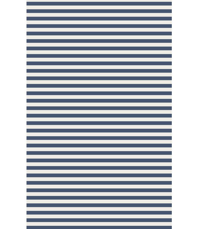 Angel Dear White/Navy Stripes w/Puppy Cotton Jersey L/S Shirt