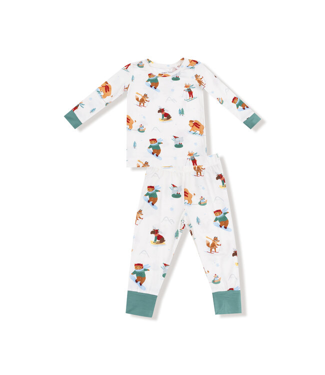 Angel Dear Winter Animal Sports L/S Loungewear Set
