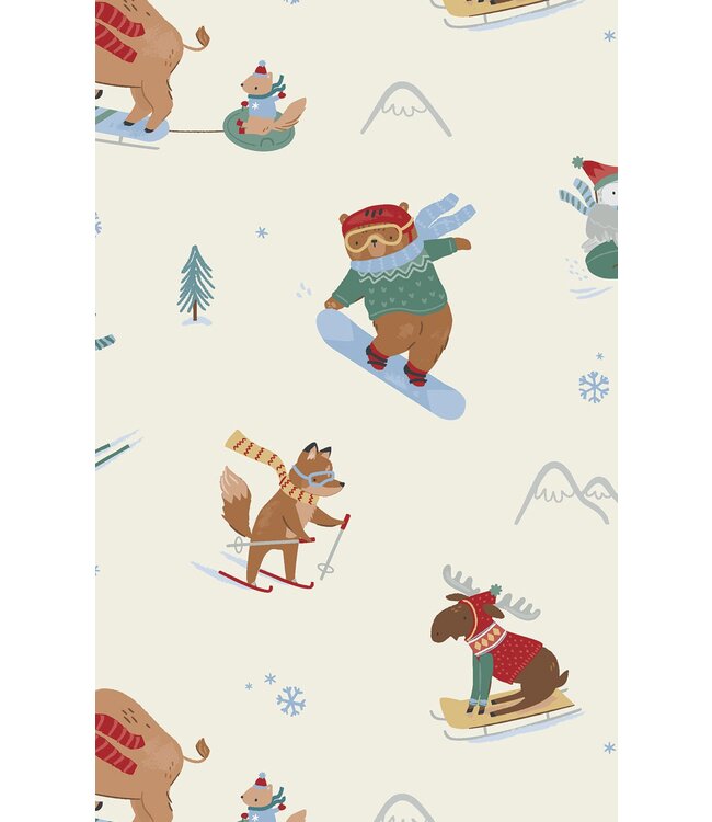 Angel Dear Winter Animal Sports L/S Loungewear Set