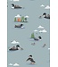 Angel Dear Blue Loons 2 Way Zip Footie