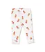 Angel Dear White/Red Gingerbread Waffle Jogger Pant