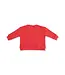Angel Dear White/Red Gingerbread Drop Sleeve Sweatshirt w/Pocket