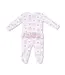 Angel Dear Lil Sis 2 Way Zip Ruffle Back Footie